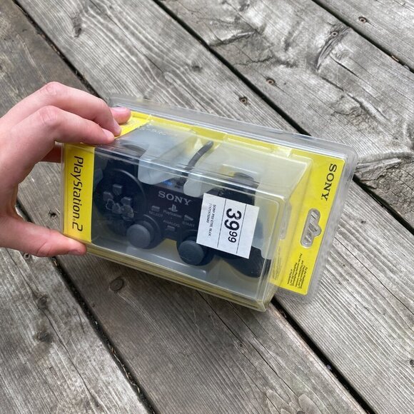 BRAND NEW SEALED 2001 Sony Playstation 2 Dualshock Remote Controller Black - Picture 6 of 6